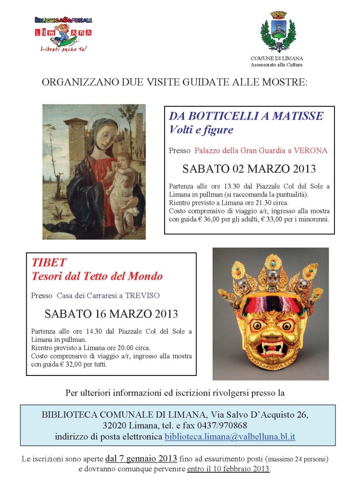 mostre a Verona e Treviso 2013