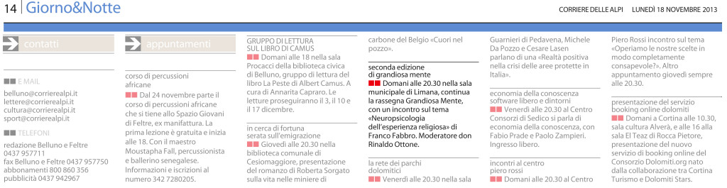 11 - 18 - Corriere delle Alpi
