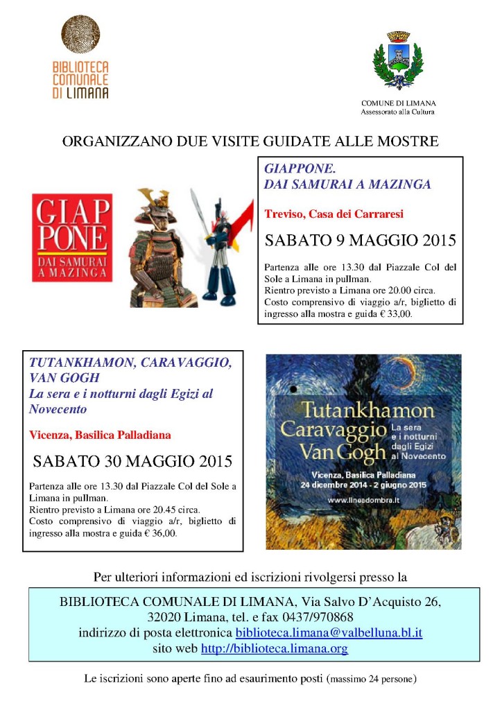 mostre a Treviso e Vicenza 2015
