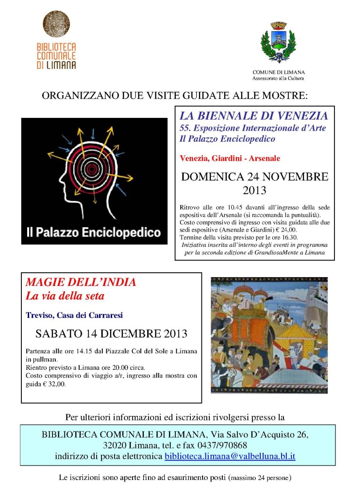 mostre a Venezia e Treviso 2013